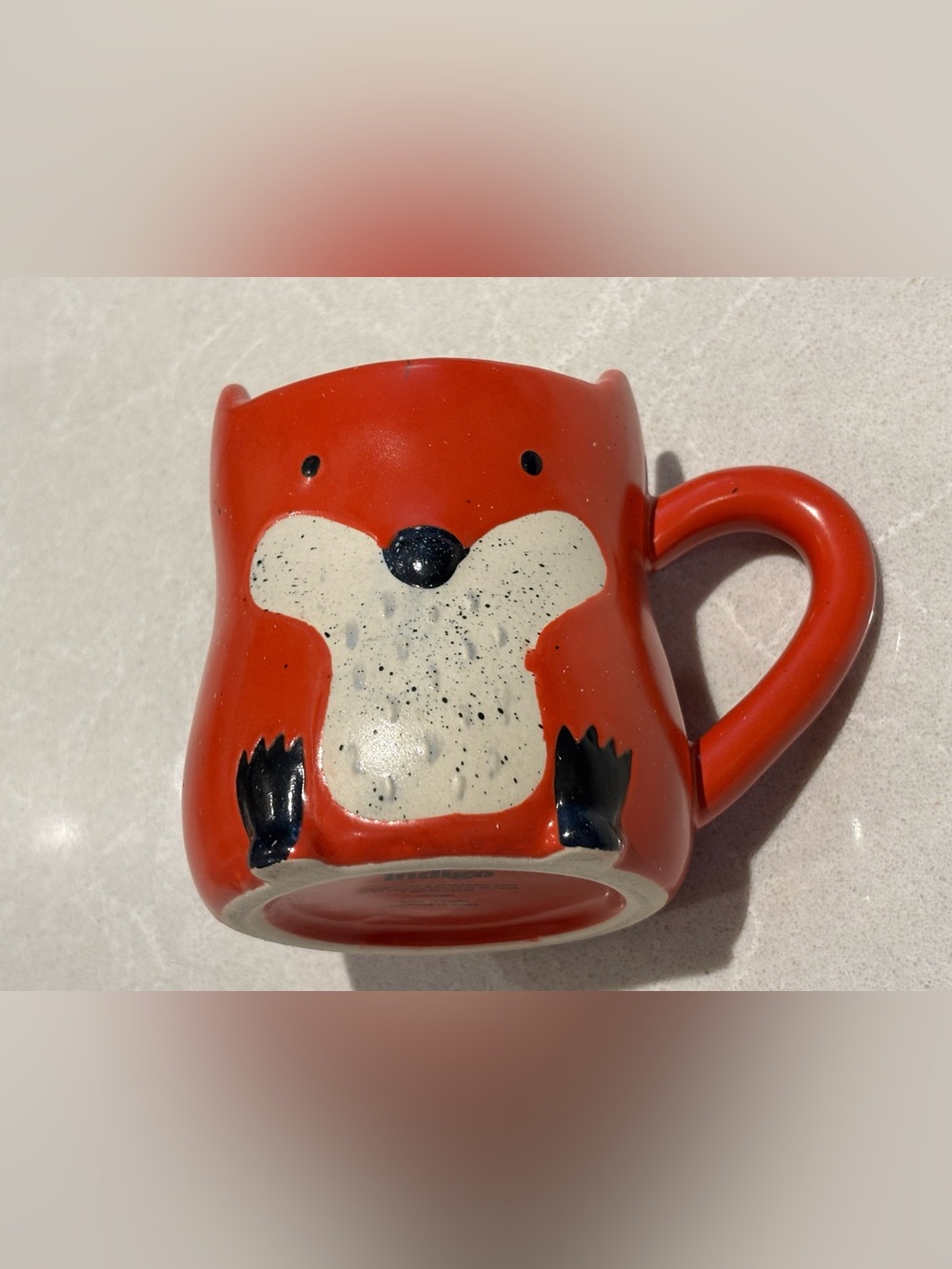 Indigo Red Fox Ceramic Mug 🦊 INDIGO CANADA FIGURAL WOODLAND FOX CERAMIC MUG 🦊